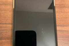 Screen protector on an iPhone 11