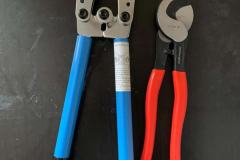 The crimper and cutter together
