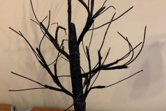 The tree with the branches spread out