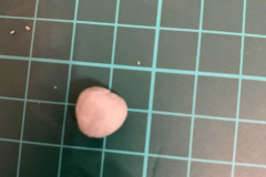 The parts combined into a ball