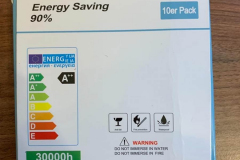 G9 LED Bulb 2W Warm White 3000K Packaging