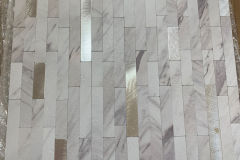 Close up of the Miscasa 5 Tiles 11.5"x11.7" Peel and Stick Backsplash Tiles