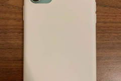 The case from the back on a phone