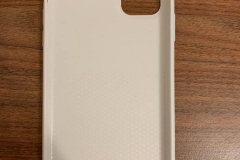 The case from the front not on a phone