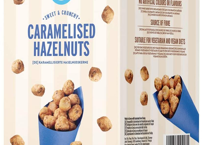 Happy Belly Caramelised Hazelnuts Product shot