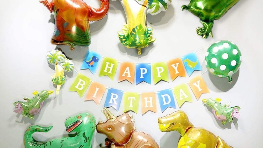Kungfu Mall 42 Piece Dinosaur Balloons Birthday Party Decoration Set Product image