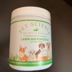 bottle of Pet Science Lawn Aid for Dogs