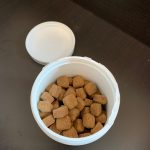 inside pot of Pet Science Lawn Aid for Dogs
