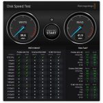 Disk speed test results for Moreslon USB Memory Stick