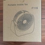 Homeasy USB Desk Fan packaging