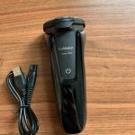 the shaver and the included USB charging cable
