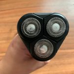 the head of the electric shaver