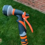 Holding the Hose Nozzle Spray Gun