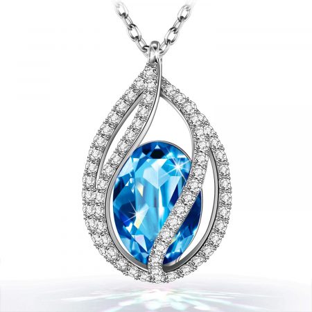 Kami Idea Tears of a Mermaid Swarovski Crystal Necklace