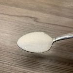 Sweetener on a spoon