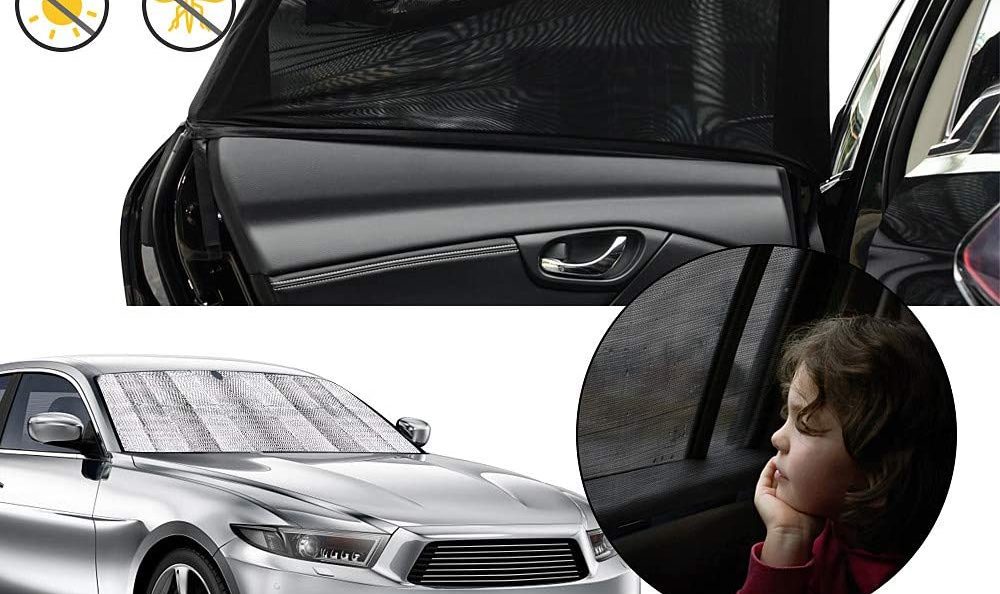 OneAmg Car Windshield Sunshade + Car Side Window Sun Shade Product Image