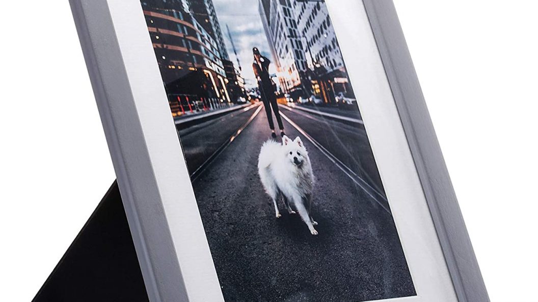 JD Concept 11x8.5 Grey Thin Wood Photo Frame Product Image