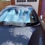 The windshield shade in an alfa Romeo Giulietta not fitting very well