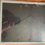 Rear of the photo frame