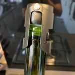 Wine stopper on a bottle