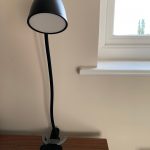 The lamp fully extended