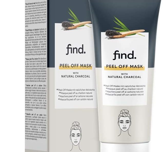 Amazon Brand - find. Peel Off Charcoal Mask Product Image