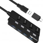 VEMONT 4 Port USB 3.0 Hub Product Image