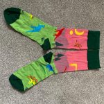 The socks laid out