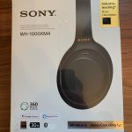 Sony WH-1000XM4 Noise Cancelling Wireless Headphones Packaging