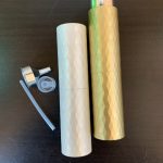 All of the components of the spray bottles