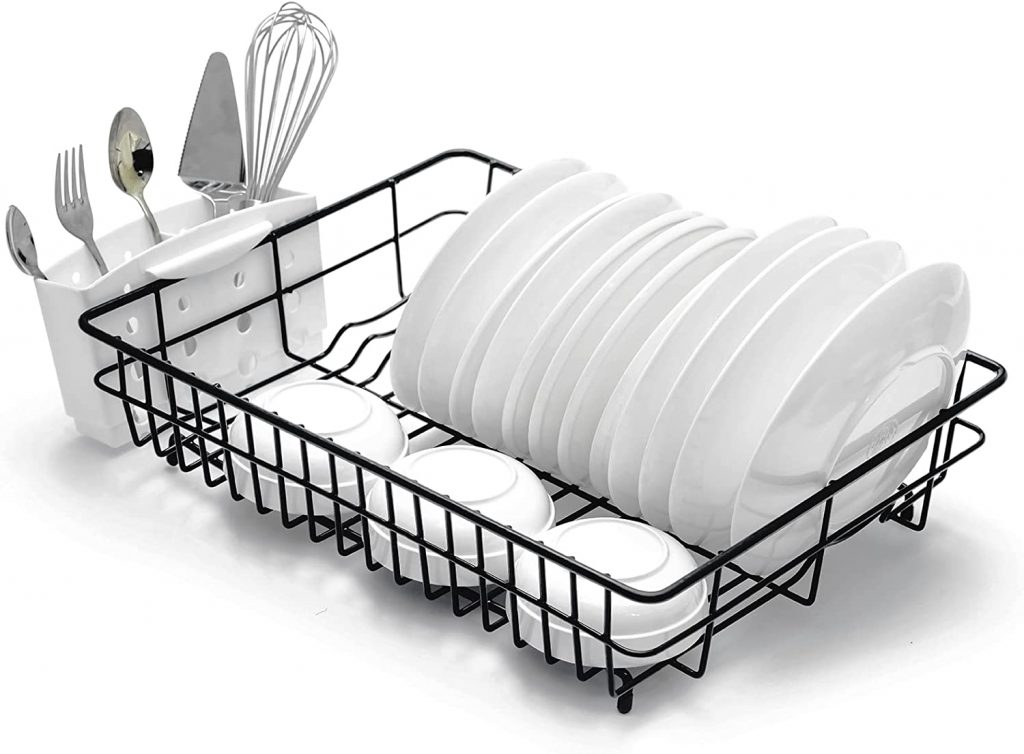 B&Z Black Wire Extra Large Dish Drainer Rack