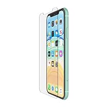 Belkin ScreenForce TemperedGlass Screen Protector for iPhone 11 (Screen Protection for iPhone 11, Also Compatible with iPhone XR)
Belkin ScreenForce TemperedGlass Screen Protector for iPhone 11 (Screen Protection for iPhone 11, Also Compatible with iPhone XR)