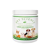 Pet Science Lawn Aid for Dogs Reduces Stains on Grass from Urinary Burning (120 Soft Chews)
Pet Science Lawn Aid for Dogs Reduces Stains on Grass from Urinary Burning (120 Soft Chews)
