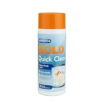 Interpet Gold Quick Clear for Goldfish Bowls, Fish Tanks, Aquariums, clears cloudy water, 125ml (Quick Clear)
Interpet Gold Quick Clear for Goldfish Bowls, Fish Tanks, Aquariums, clears cloudy water, 125ml (Quick Clear)